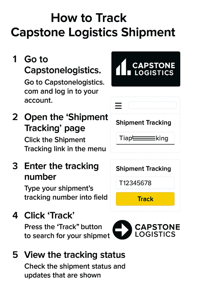 How to Find Your Capstone Logistics Tracking 