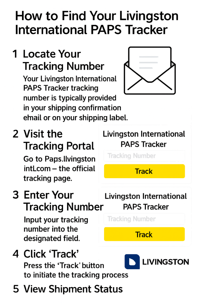 How to Find Your Livingston International Paps Tracker