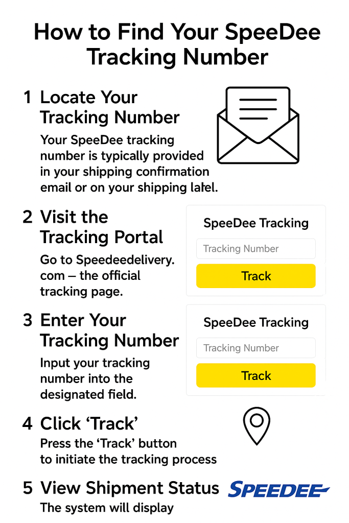 How to Find Your Speedee Tracking