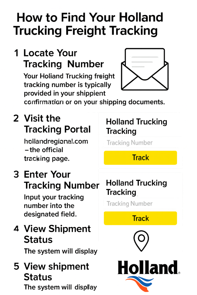 How to Find Your Holland Trucking Freight Tracking