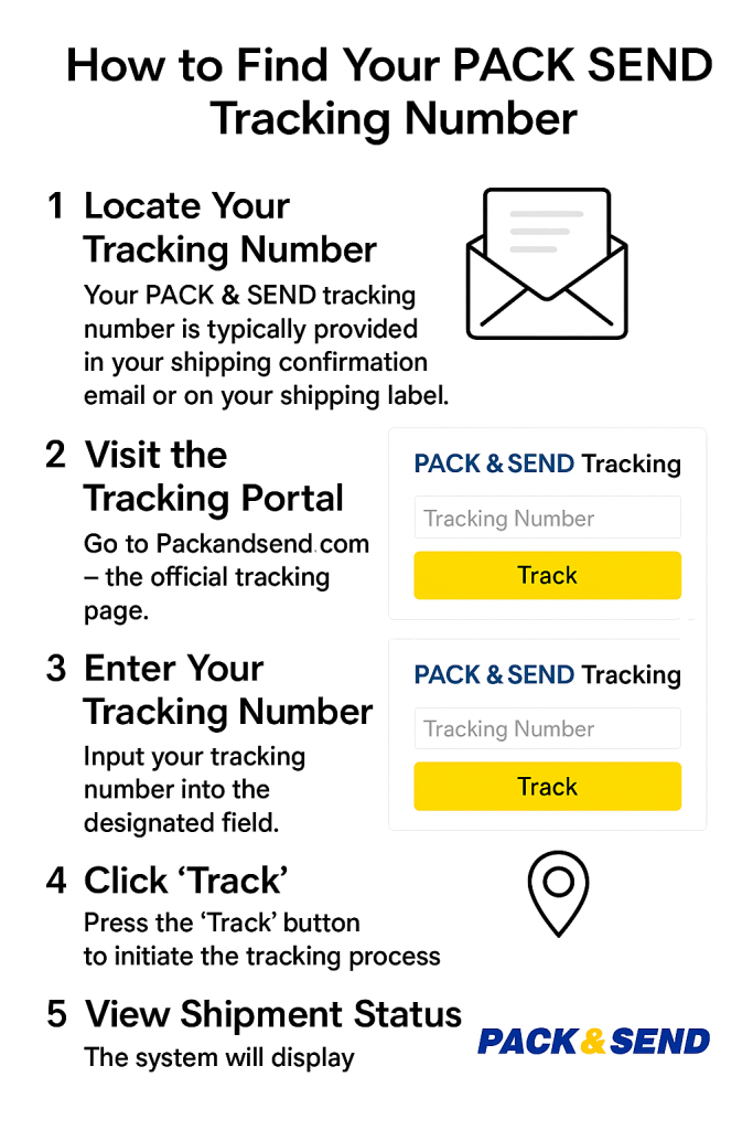 How to Find Your Pack and Send Tracking