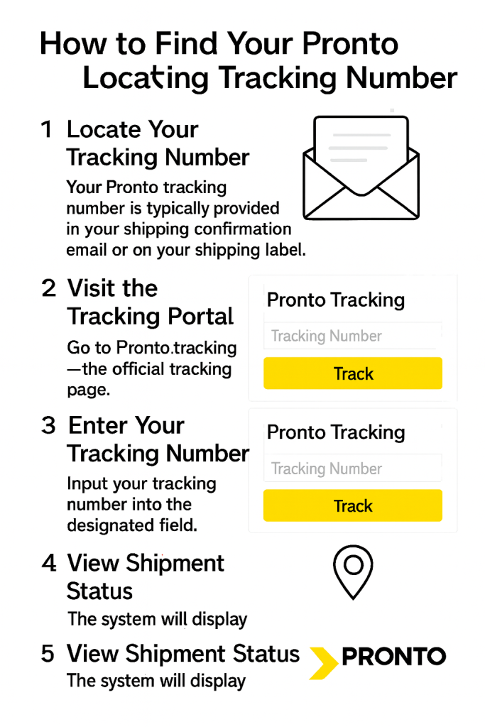 How to Find Your Pronto Tracking