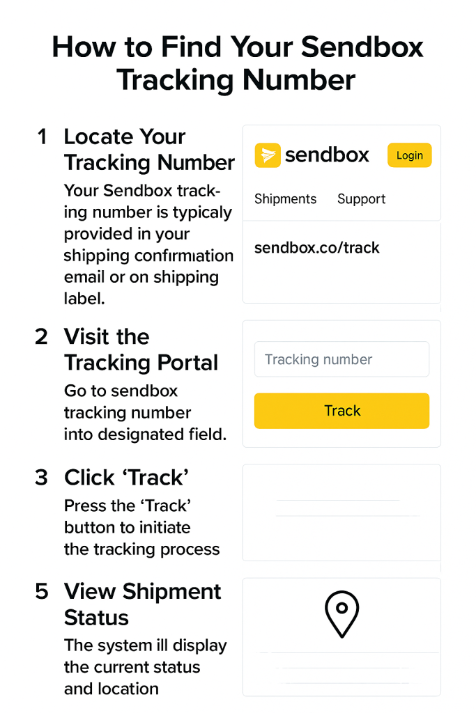 How to Find Your Sendbox Tracking