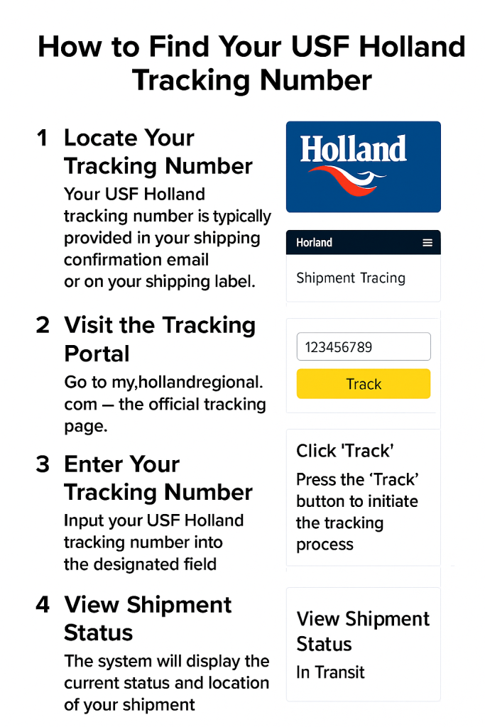How to Find Your USF Holland Tracking