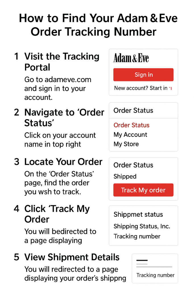How to Find Your Adam and Eve Order Tracking