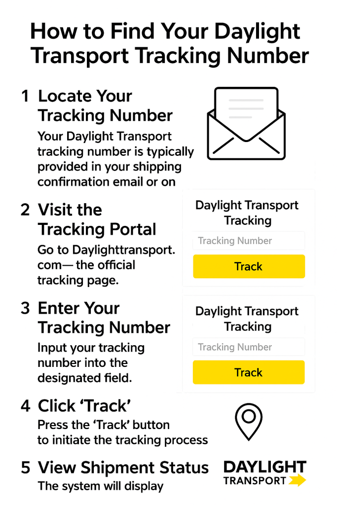 How to Find Your Daylight Transport Tracking