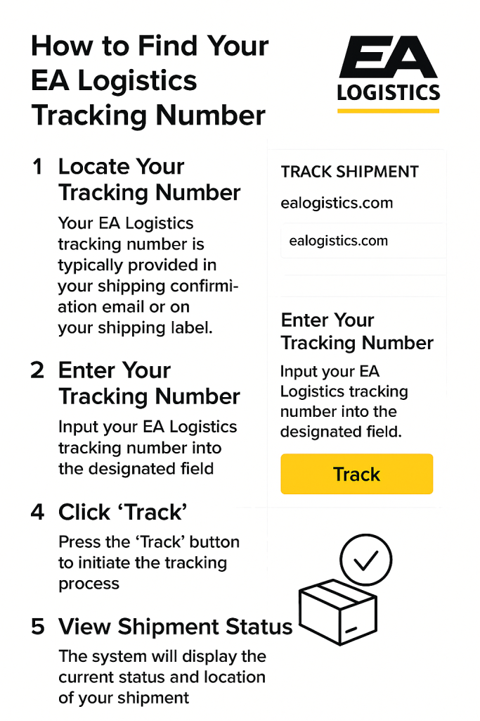 How to Find Your EA Logistics Tracking