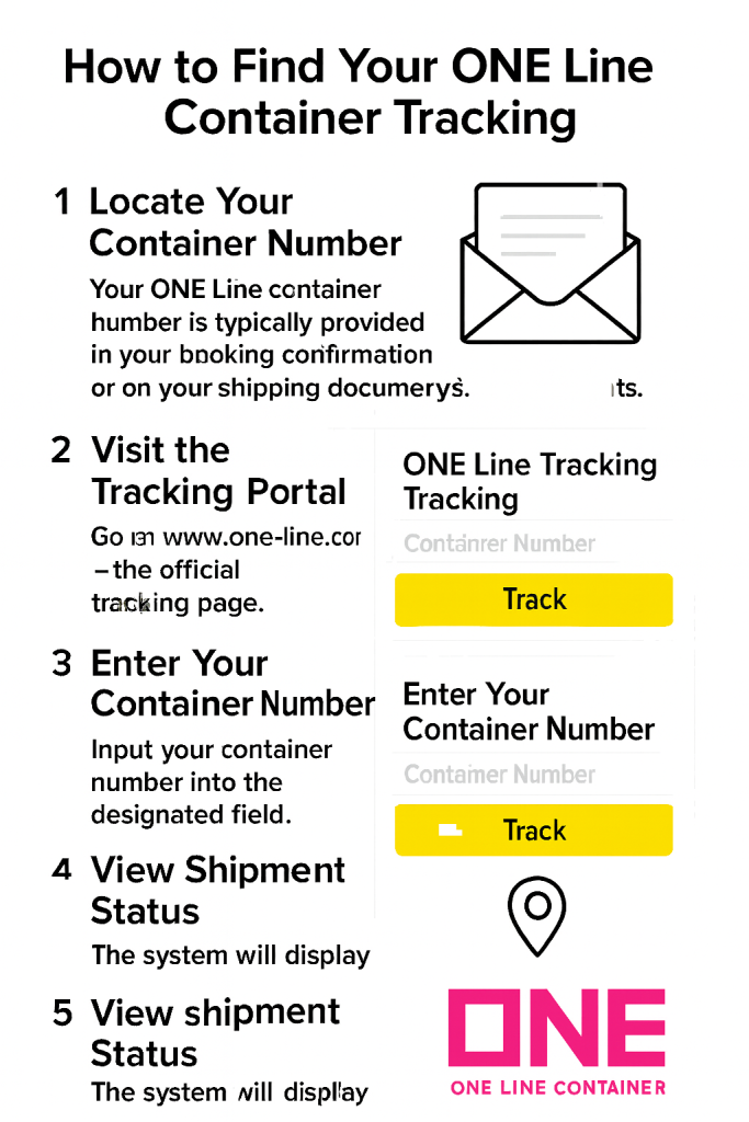 How to Find Your One Line Container Tracking
