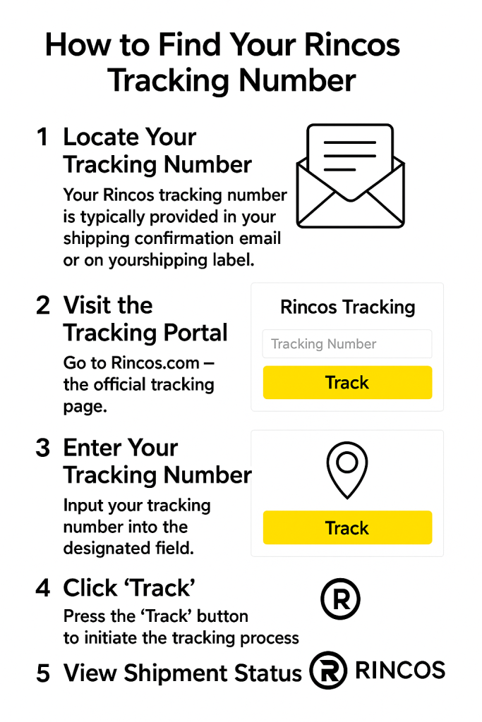 How to Find Your Rincos Tracking