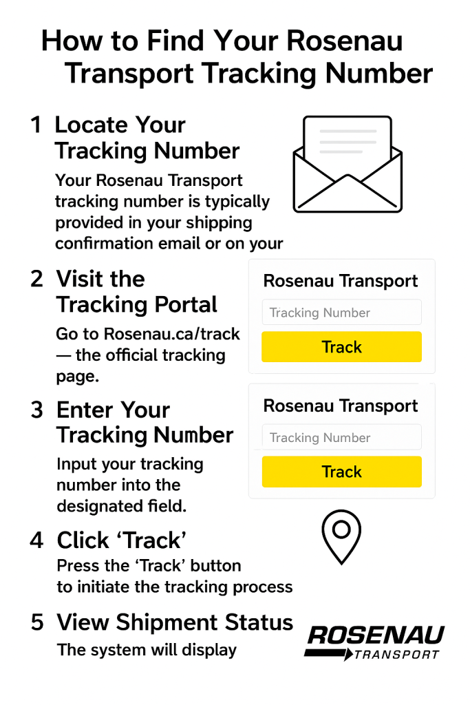 How to Find Your Rosenau Transport Tracking