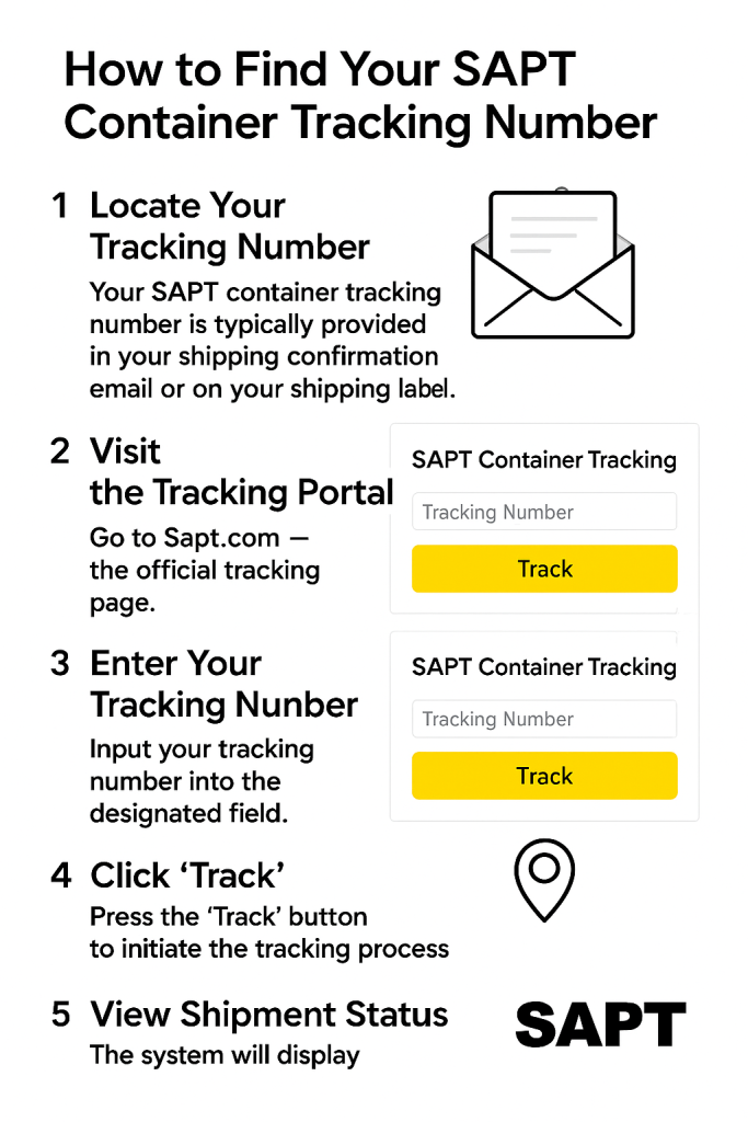 How to Find Your Sapt Container Tracking