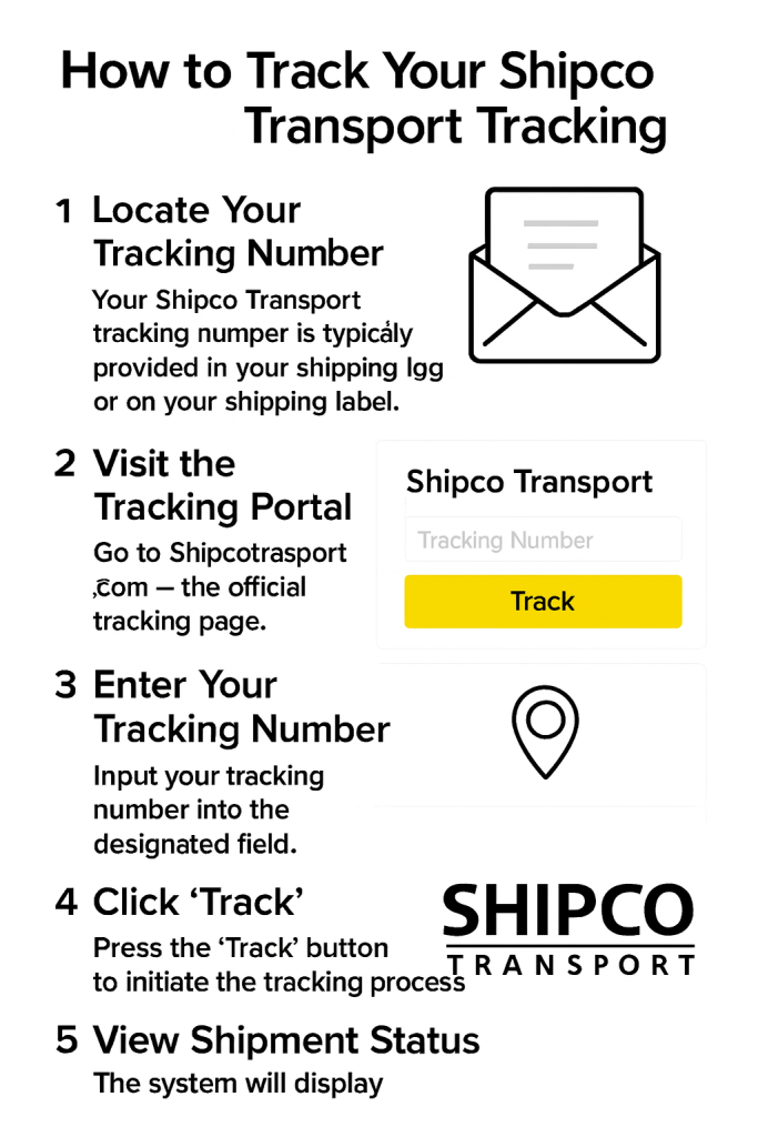 How to Find Your Shipco Transport Tracking