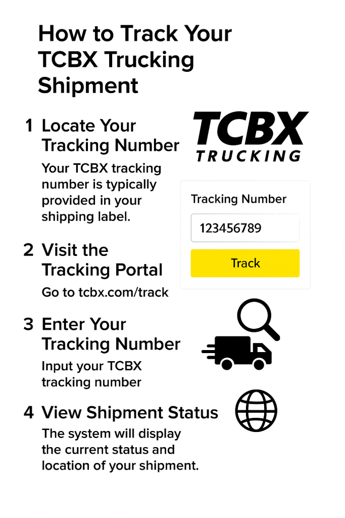 How to Find Your TCBX Trucking Tracking