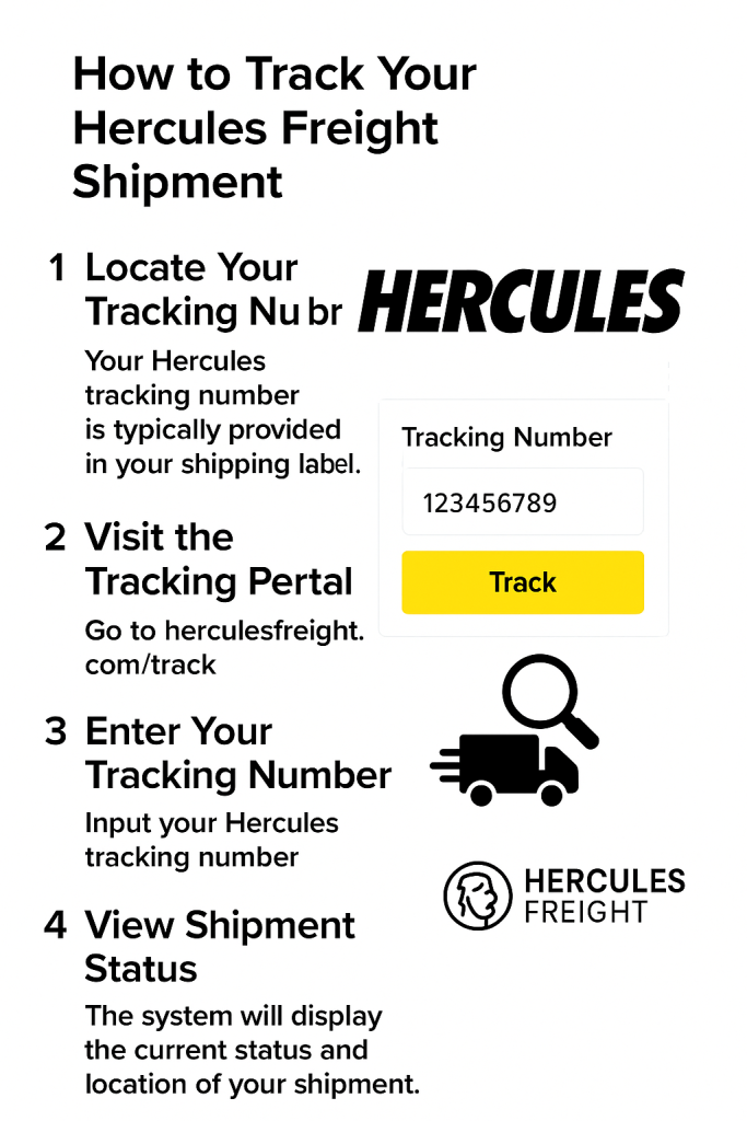 How to Find Your Hercules Freight Tracking