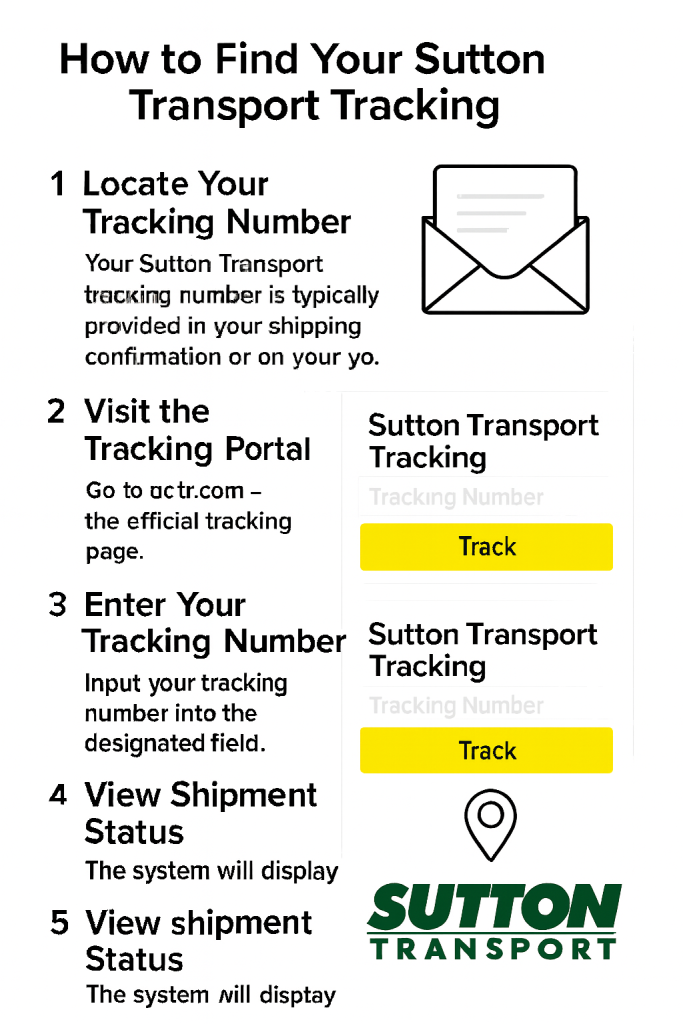 How to Find Your Sutton Transport Tracking