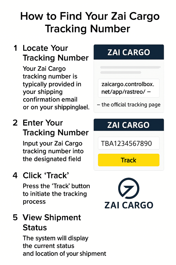 How to Find Your Zai Cargo Tracking